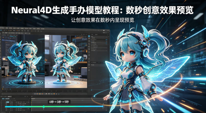 Neural4D生成手办模型教程，让创意效果在数秒内呈现预览-hl998