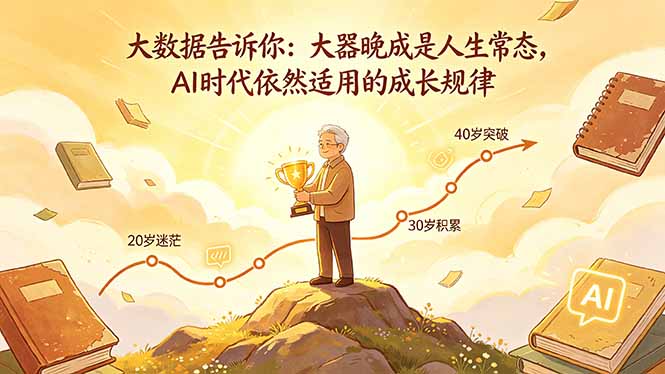 付费文章：大数据告诉你：大器晚成是人生常态，AI 时代依然适用的成长规律-hl998