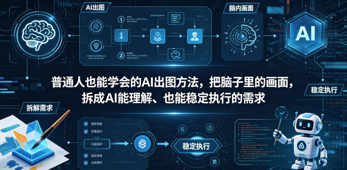 普通⼈也能学会的AI出图⽅法，把脑子里的画面，拆成AI能理解、也能稳定执行的需求【文档】-hl998