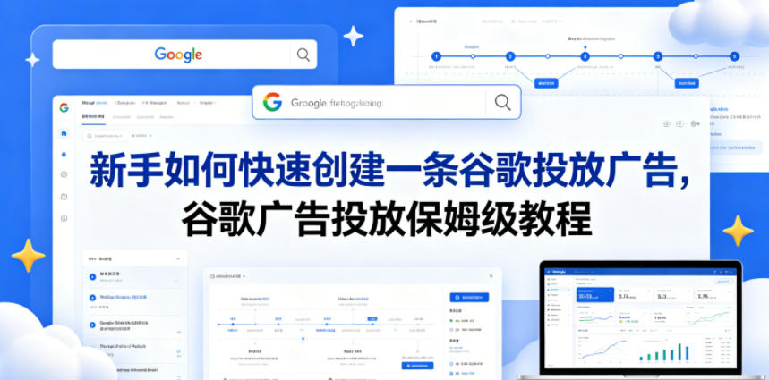 新手如何快速创建一条谷歌投放广告，谷歌广告投放保姆级教程-hl998