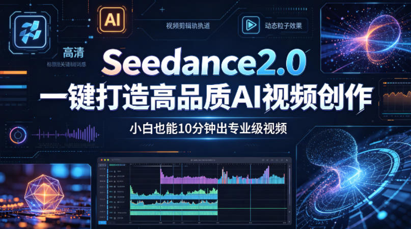 Seedance2.0一键打造高品质AI视频创作，小白也能10分钟出专业级视频-hl998