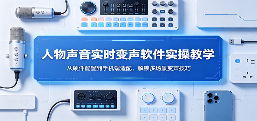 人物声音实时变声软件实操教学：从硬件配置到手机端适配，解锁多场景变声技巧-hl998