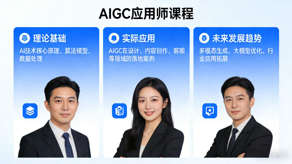 AIGC应用师课程，覆盖了AI技术的理论基础、实际应用、以及未来发展趋势(更新)-hl998