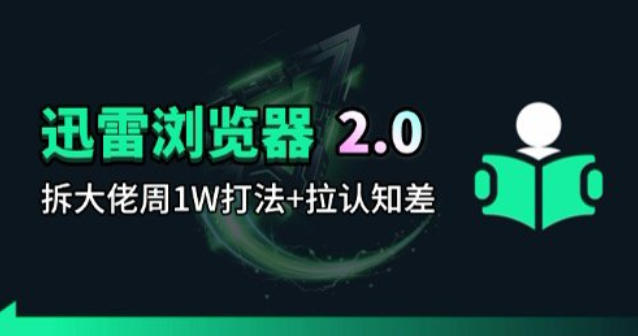 迅雷浏览器项目2.0_拆个大佬周1W的打法-hl998