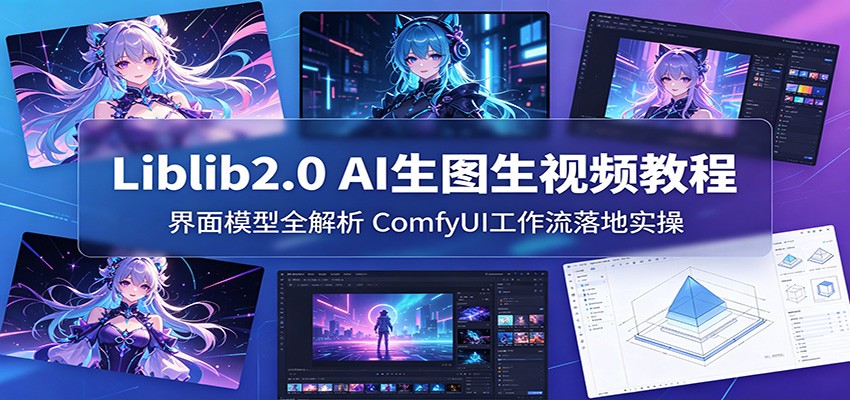 Liblib2.0 AI生图生视频教程：界面模型全解析，ComfyUI工作流落地实操-hl998