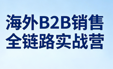 雨哥·海外B2B销售全链路实战营-hl998