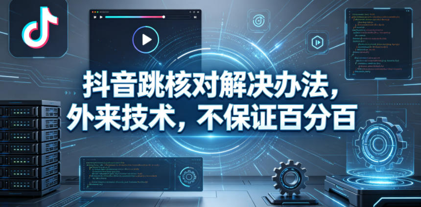 抖音跳核对解决办法，外来技术，不保证百分百-hl998