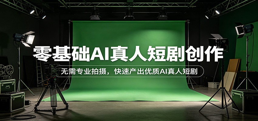 零基础AI真人短剧创作：无需专业拍摄，快速产出优质AI真人短剧-hl998