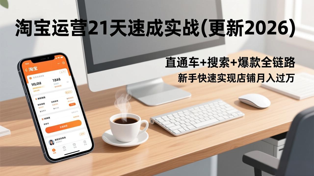 淘宝运营21天速成实战(更新3月-hl998