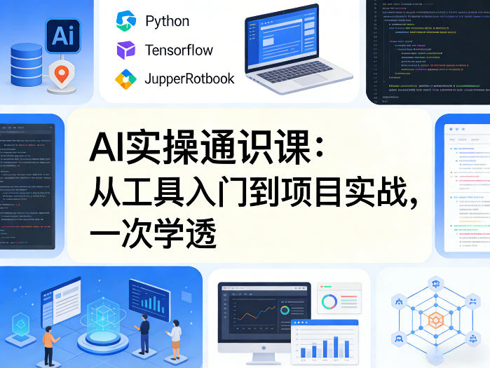 AI实操通识课，从工具入门到项目实战，一次学透-hl998