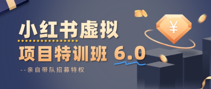 小红书虚拟项目特训课8.0，帮你从0到1打造稳定盈利的店铺，抓住流量红利(更新3月)-hl998