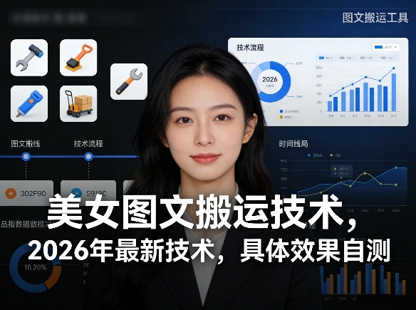 美女图文搬运技术，2026年最新技术，具体效果自测-hl998