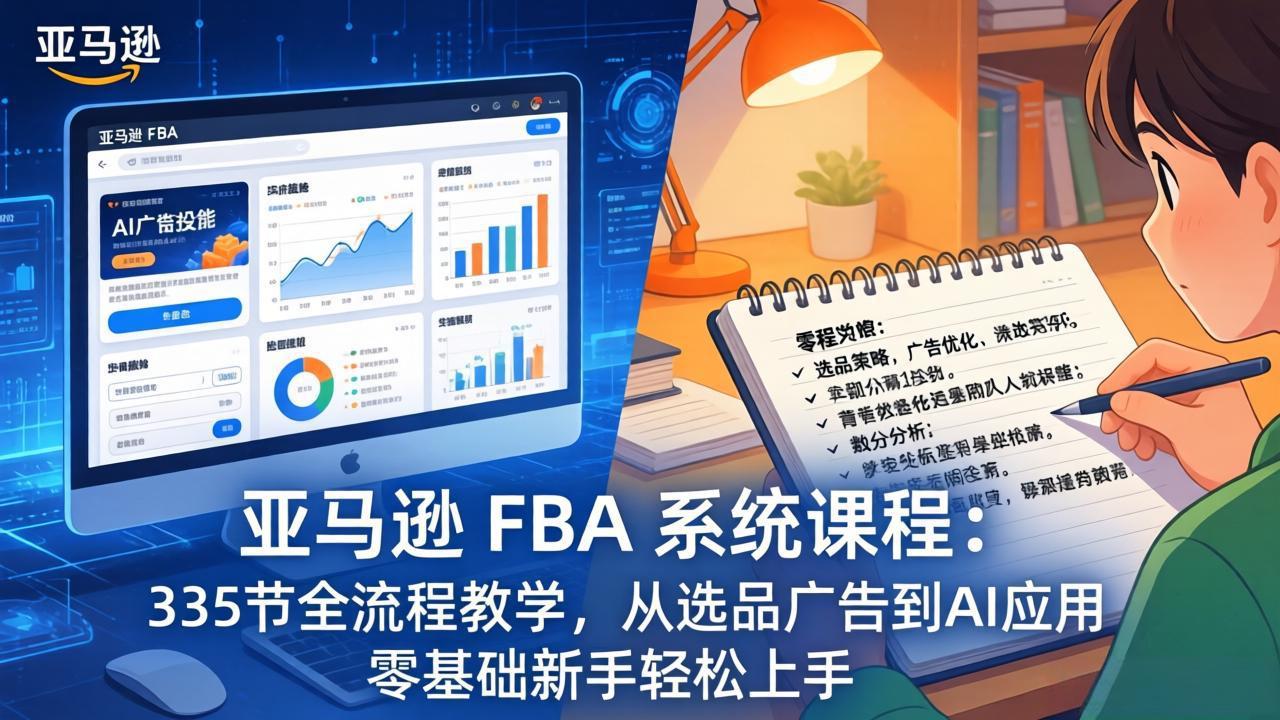 亚马逊 FBA 系统课程(更新26年3月-hl998