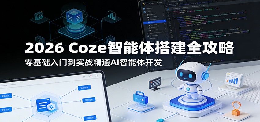 2026 Coze智能体搭建全攻略：零基础入门到实战精通AI智能体开发-hl998