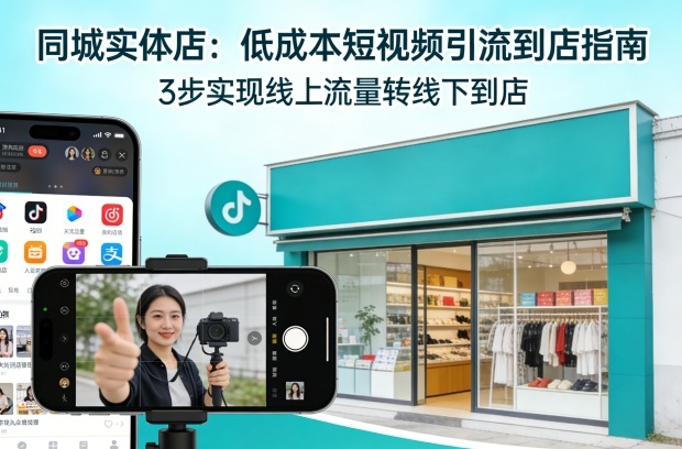 同城实体店，如何低成本把客户从短视频带到线下门店-hl998