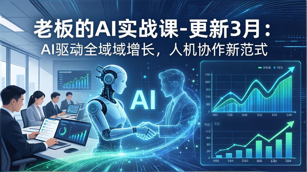 老板的AI实战课-更新3月：AI驱动全域增长，人机协作新范式，用AI提高企业效率、利润与竞争力-hl998