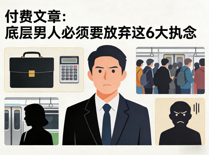 付费文章：底层男人必须要放弃这6大执念-hl998