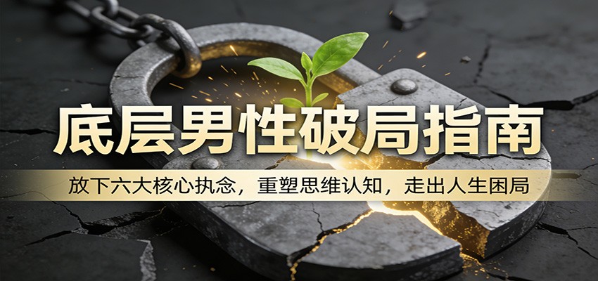 底层男性破局指南：放下六大核心执念，重塑思维认知，走出人生困局-hl998