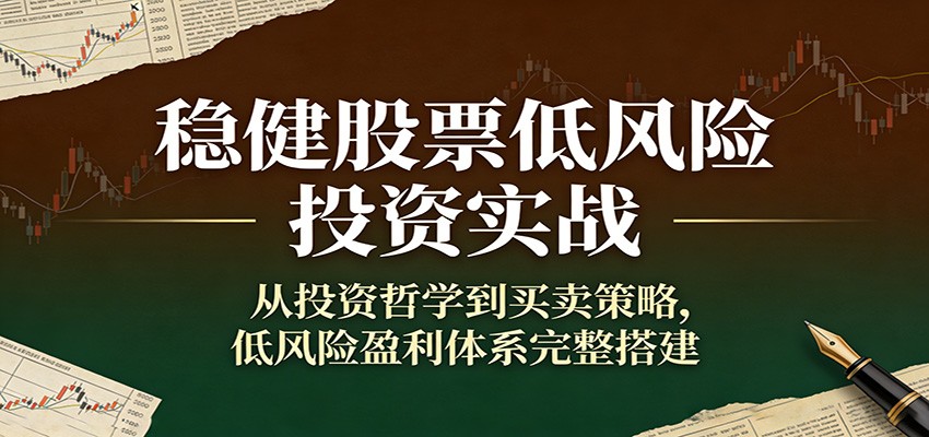稳健股票低风险投资实战：从投资哲学到买卖策略，低风险盈利体系完整搭建-hl998