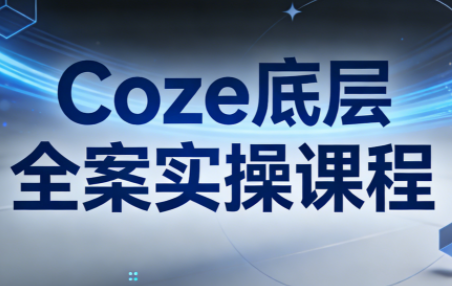 华仔·Coze底层全案实操课程(更新)-hl998