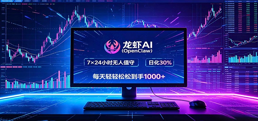 龙虾AI(OpenClaw)全自动挂机，智能操控电脑高效执行任务，每天轻松到手四位数-hl998