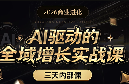 安先生·AI驱动的全域增长实战课(26年3月12-14日)-hl998