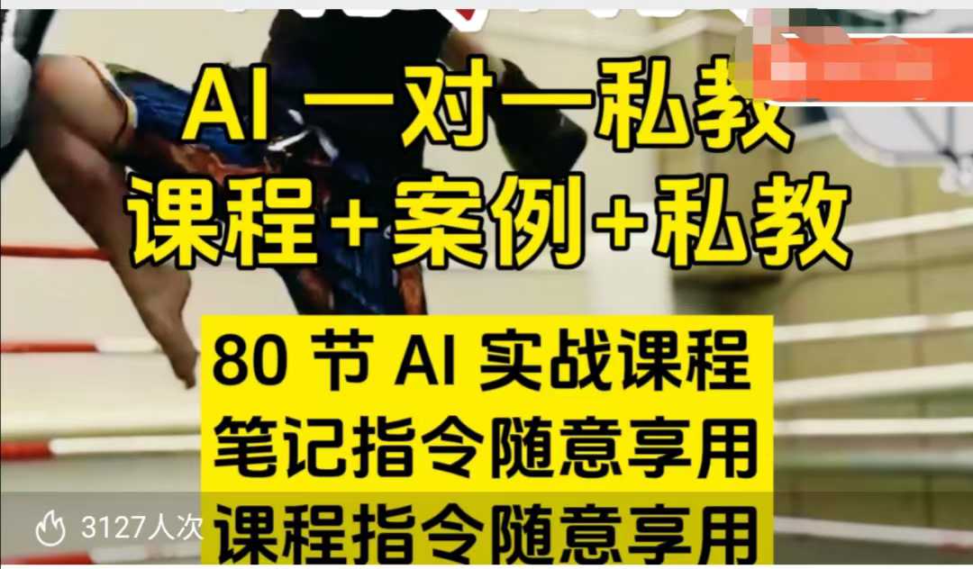 AI指令实战课，课程+案例，80节AI实战课程，笔记指令随意享用，课程指令随意享用(更新26年3月)-hl998
