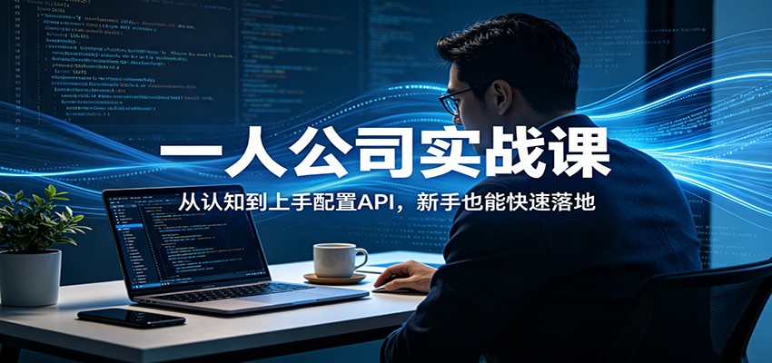 一人公司实战课：从认知到上手配置API，新手也能快速落地-hl998