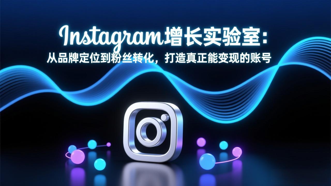 Instagram增长实验室：从品牌定位到粉丝转化，打造真正能变现的账号-hl998