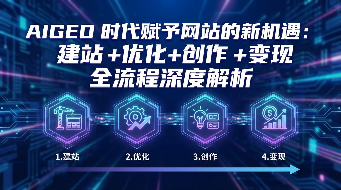 AIGEO+时代赋予网站的新机遇：建站+优化+创作+变现+全流程深度解析-hl998