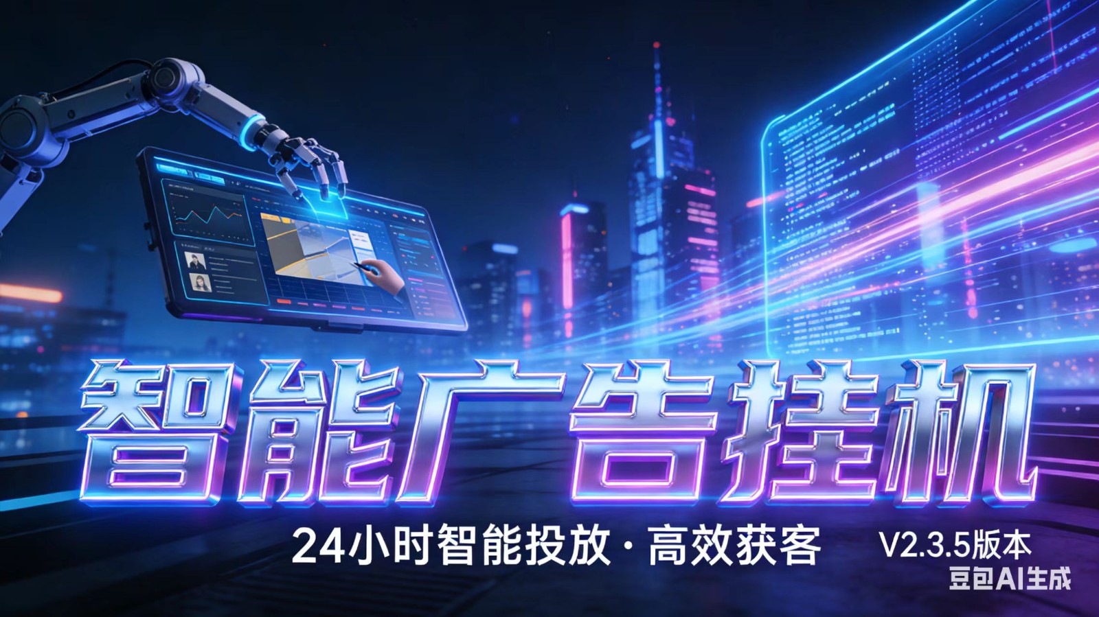 AI 广告云挂机 · 全域流量变现平台-hl998