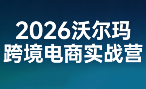 2026沃尔玛跨境电商实战营-hl998