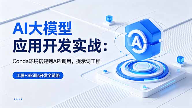 AI 大模型应用开发实战：Conda环境搭建到API调用，提示词工程+Skills开发全链路-hl998