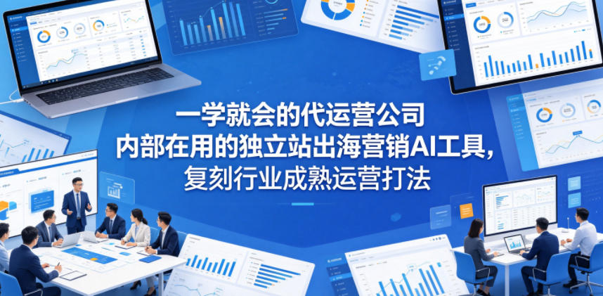 一学就会的代运营公司内部在用的独立站出海营销AI工具，复刻行业成熟运营打法-hl998