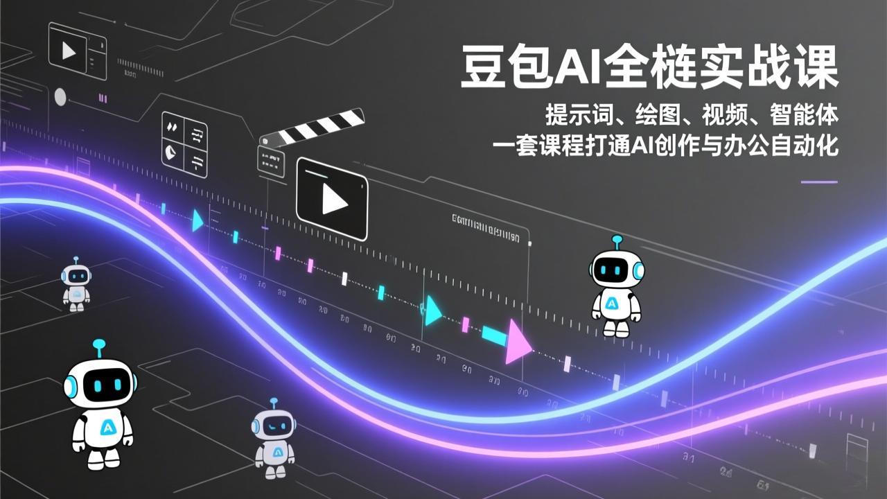 豆包AI全栈实战课：提示词、绘图、视频、智能体，一套课程打通AI创作与办公自动化-hl998