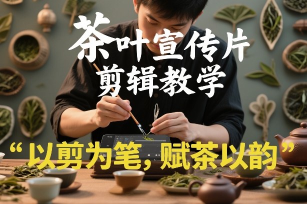 茶叶宣传片剪辑教学，以剪为笔，赋茶以韵，新手也能拍出高级感-hl998
