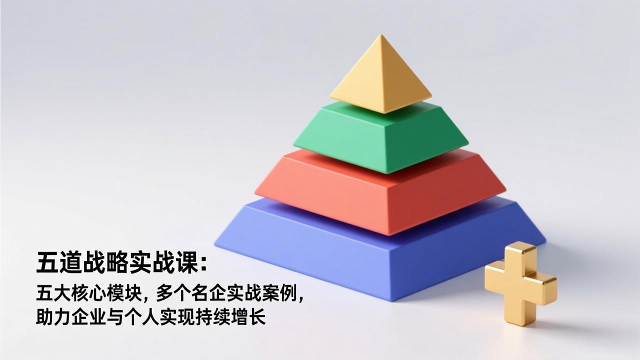 五道战略实战课：五大核心模块，多个名企实战案例，助力企业与个人实现持续增长-hl998