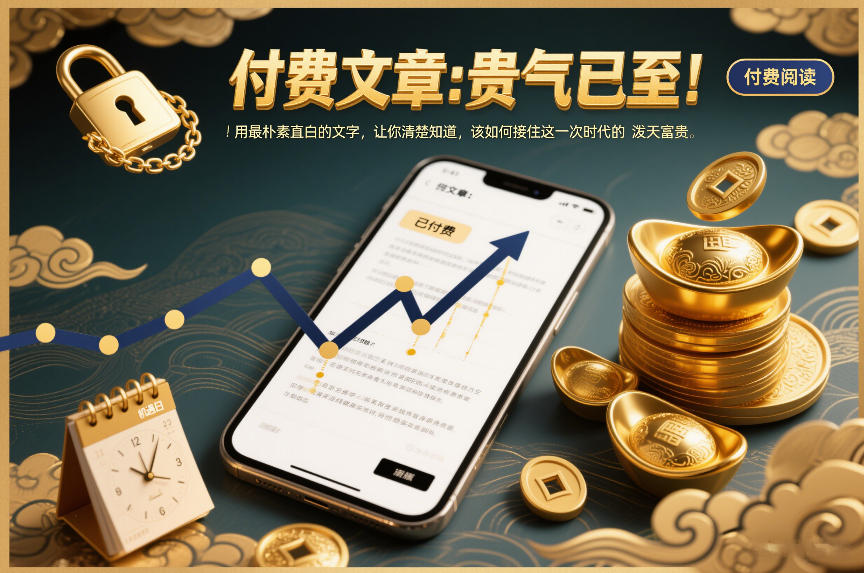 付费文章：贵气已至！用最朴素直白的文字，让你清楚知道，该如何接住这一次时代的泼天富贵-hl998