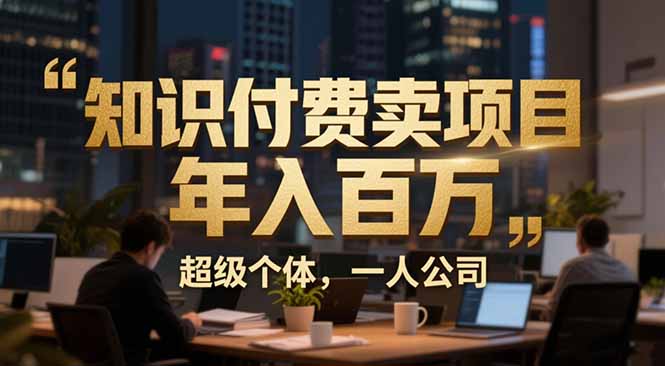 从0到年入百万：超级个体实战心得公开，个人IP×精准引流×成交系统全拆解-hl998