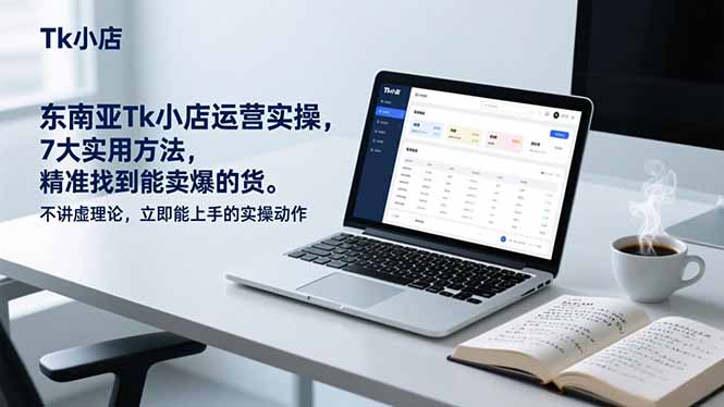 东南亚Tk小店运营实操，7大实用方法，精准找到能卖爆的货。不讲虚理论，立即能上手的实操动作-hl998