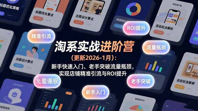 淘系实战进阶营(更新2026-1月-hl998