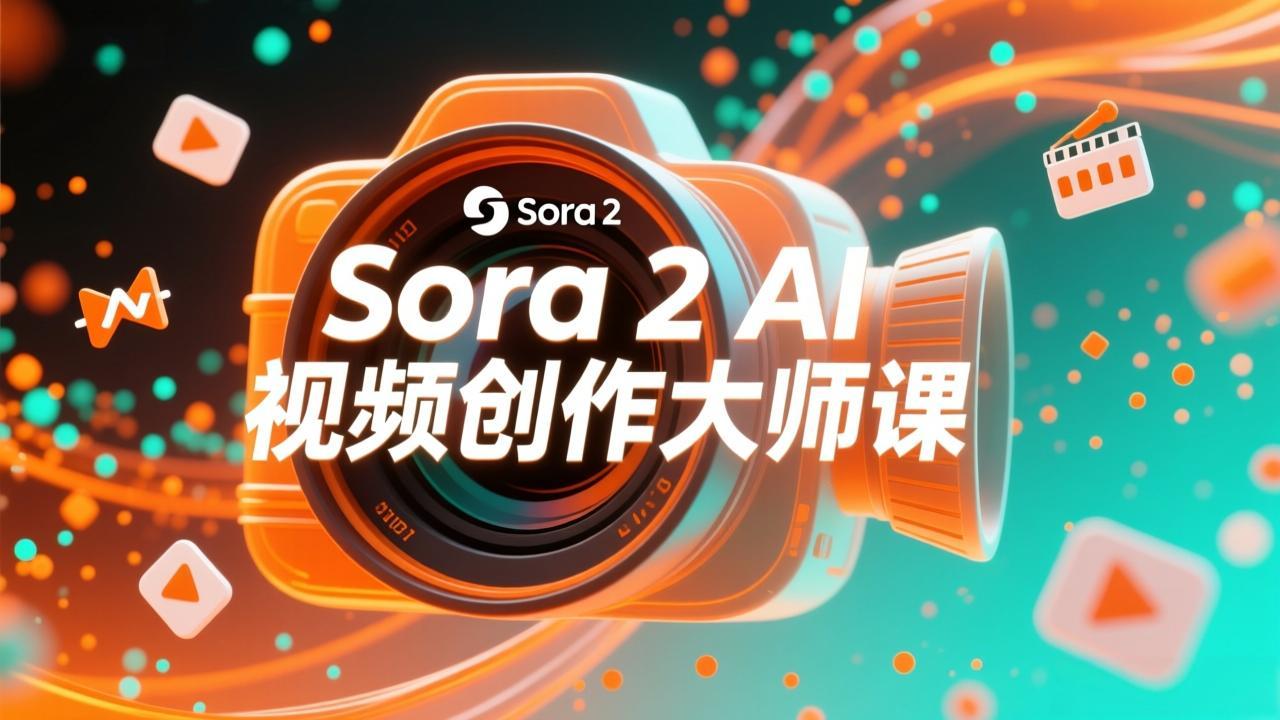 如何利用Sora 2创建流行AI人工智能视频大师班教程：掌握创作全流程，产出百万播放内容-hl998