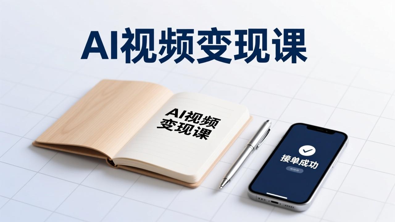 AI视频变现课，学完即可创作短片、接商单，实现副业增收，单项目报价可达千元-hl998