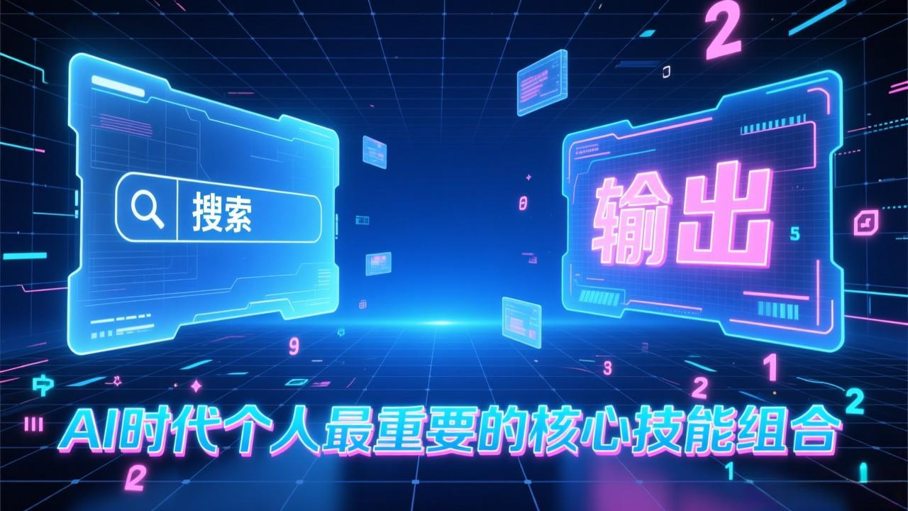 付费文章：AI时代个人最重要的核心技能组合：“输出能力”和“搜索能力”-hl998