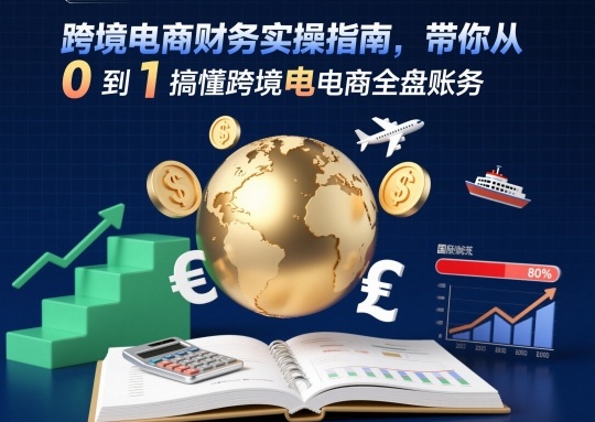跨境电商财务实操指南，带你从0到1搞懂跨境电商全盘账务-hl998