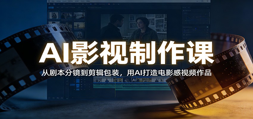 AI影视制作课：从剧本分镜到剪辑包装，用AI打造电影感视频作品-hl998