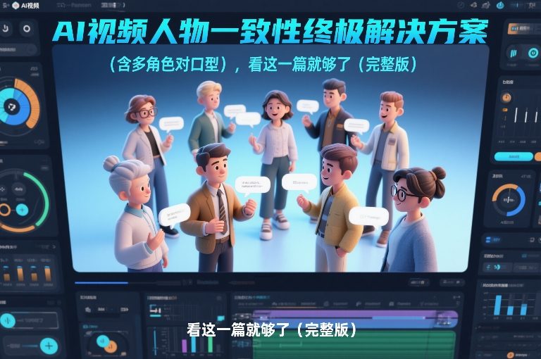 AI视频人物一致性终极解决方案(含多角色对口型)，看这一篇就够了(完整版)-hl998