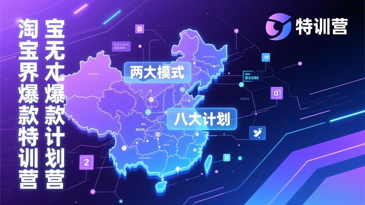 淘宝无界爆款训练营：2026年1月杭州线下高端集训课，3天构建两大模式八大计划体系-hl998