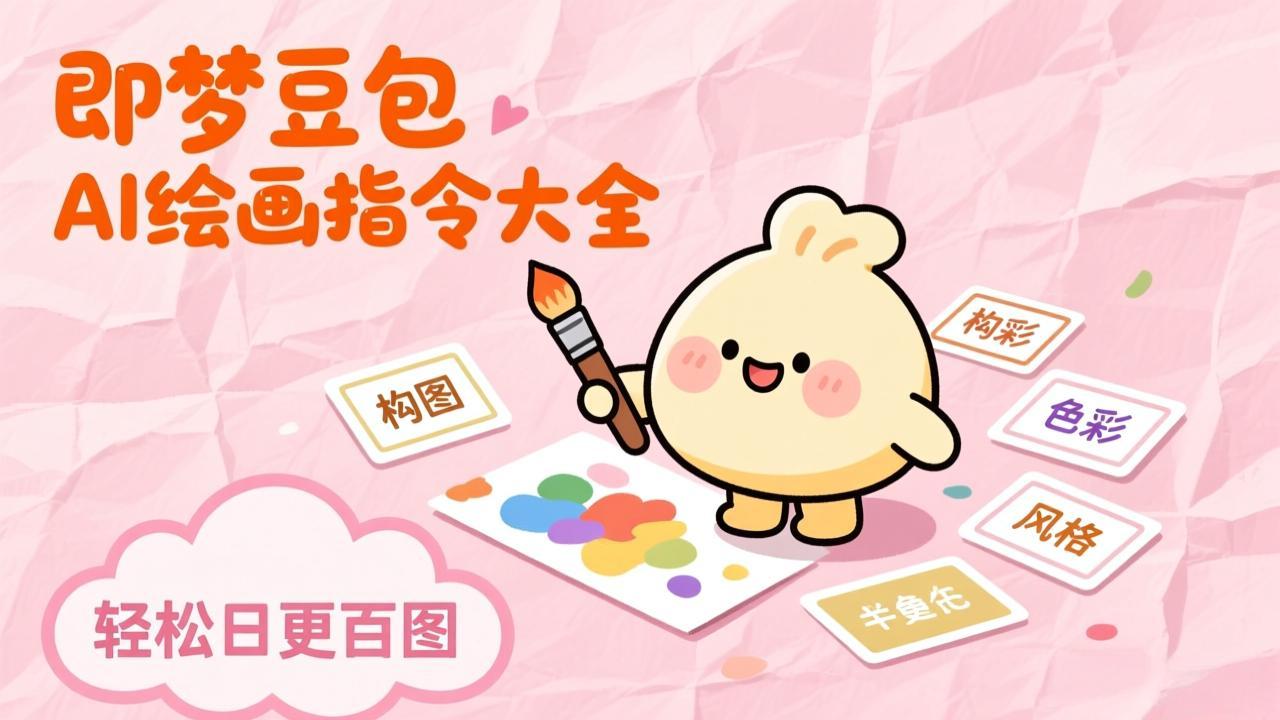 即梦豆包AI绘画指令大全：海量关键词库一键复制，出图效率提升10倍，轻松日更百图-hl998
