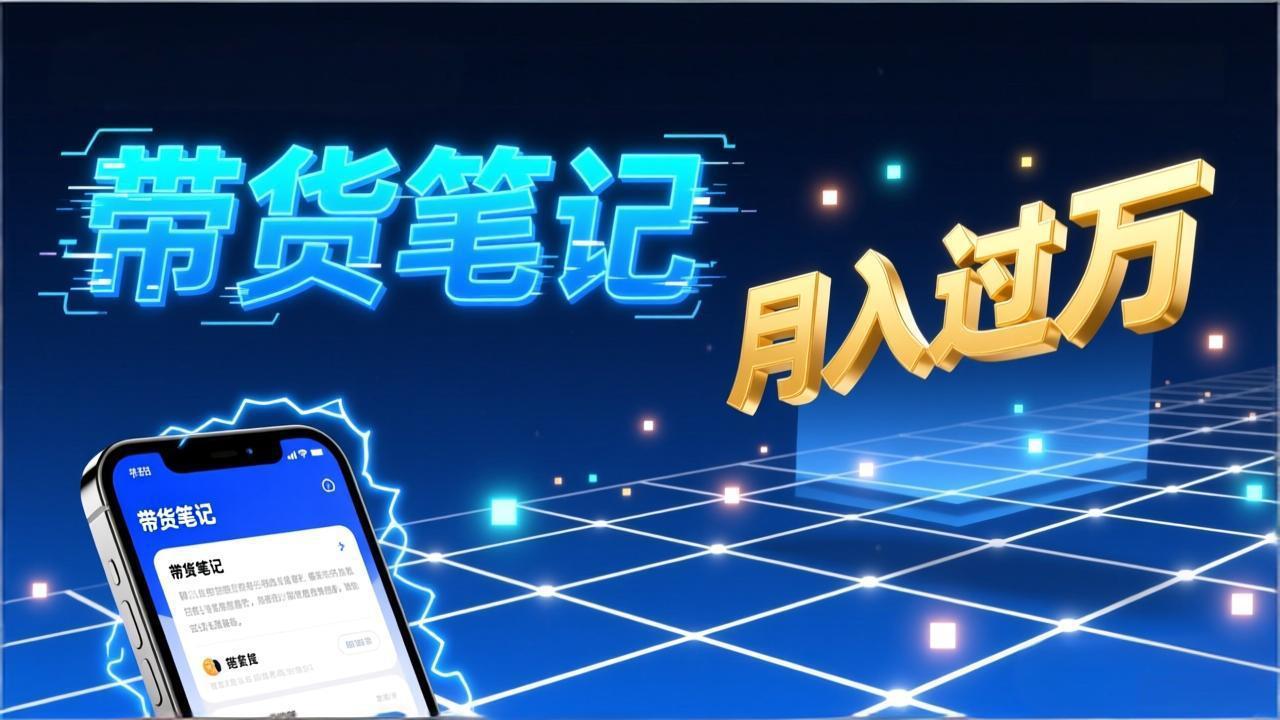 小红书爆款笔记带货实战：拆解封面标题正文全要素，手把手教你单篇笔记带货月入过万-hl998